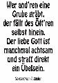 ein grube gräbt