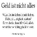 geld ist nicht alles
