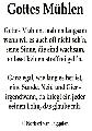 gottes mühlen