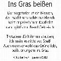 ins gras beissen