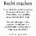 recht machen