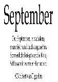 September